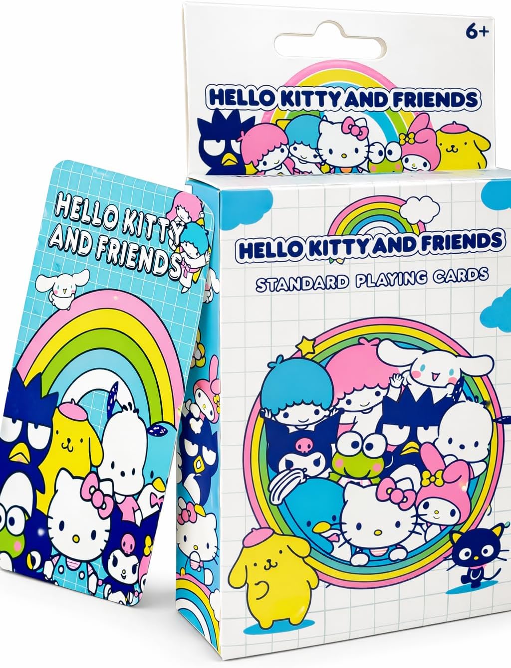 Hello Kitty Playing Cards, 52 Standard Playing Card Deck, Kuromi, My Melody, Keroppi Playing Cards, Kawaii Kitty Officially Licensed (US Version)