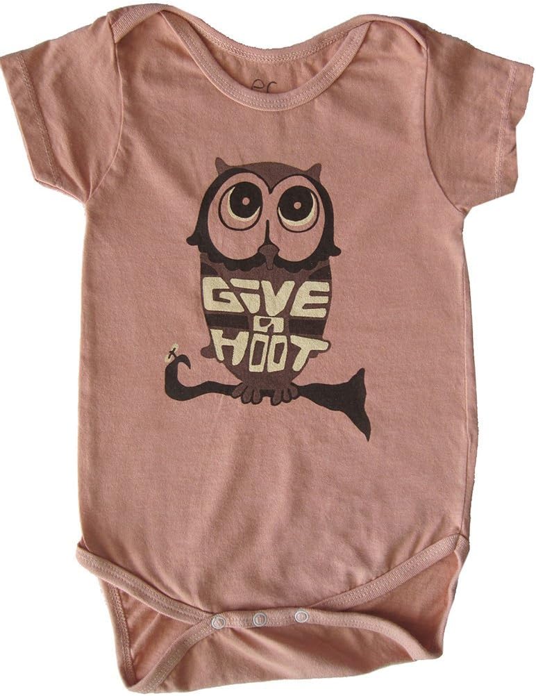 "Owl" Snappie - Organic Cotton Onesie - Made in America (18 Months)