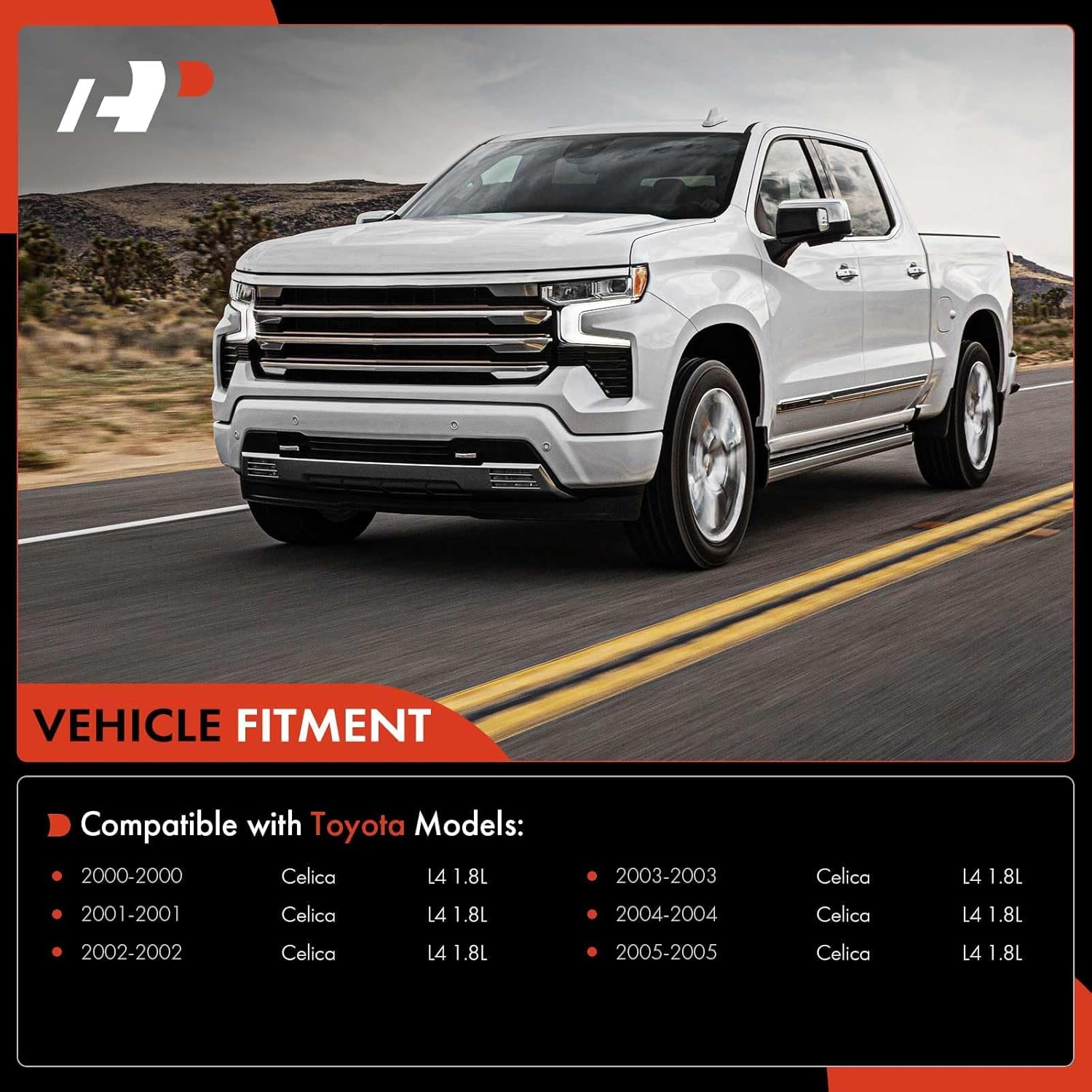 A-Premium Set of 6, Front Lower Ball Joint, Inner Outer Tie Rod End, Compatible with Toyota Celica 2000 2001 2002 2003 2004 2005 L4 1.8L