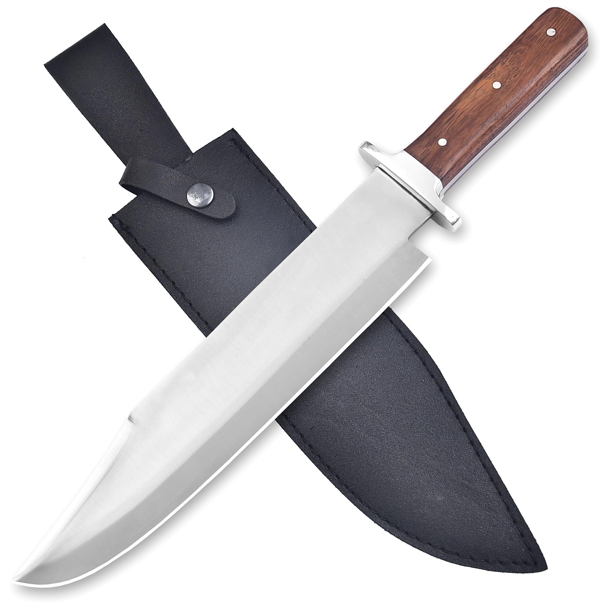 Handmade Edelstahl Full Tang JAGDMesser Camping Scheide handgeschmiedetl MAQ3106