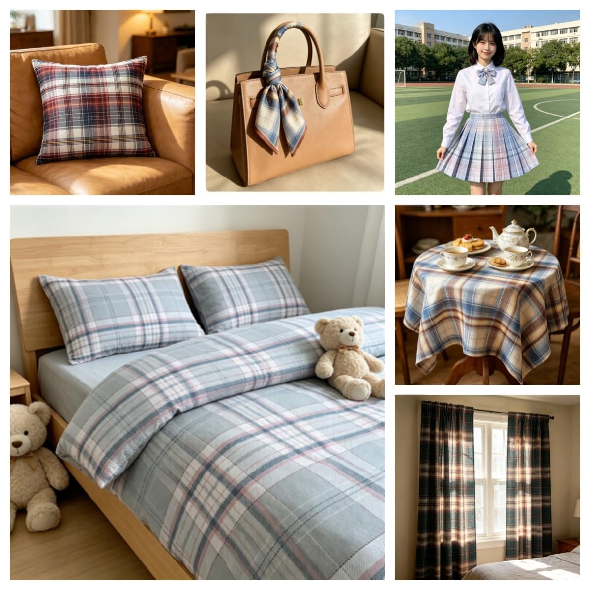 Materiał sprzedawany na metry, w kratkę, materiał dekoracyjny z wzorem Gingham, pikowany materiał do szycia, patchwork, zestaw materiałów do szycia, patchworku, zestaw materiałów do ubrań