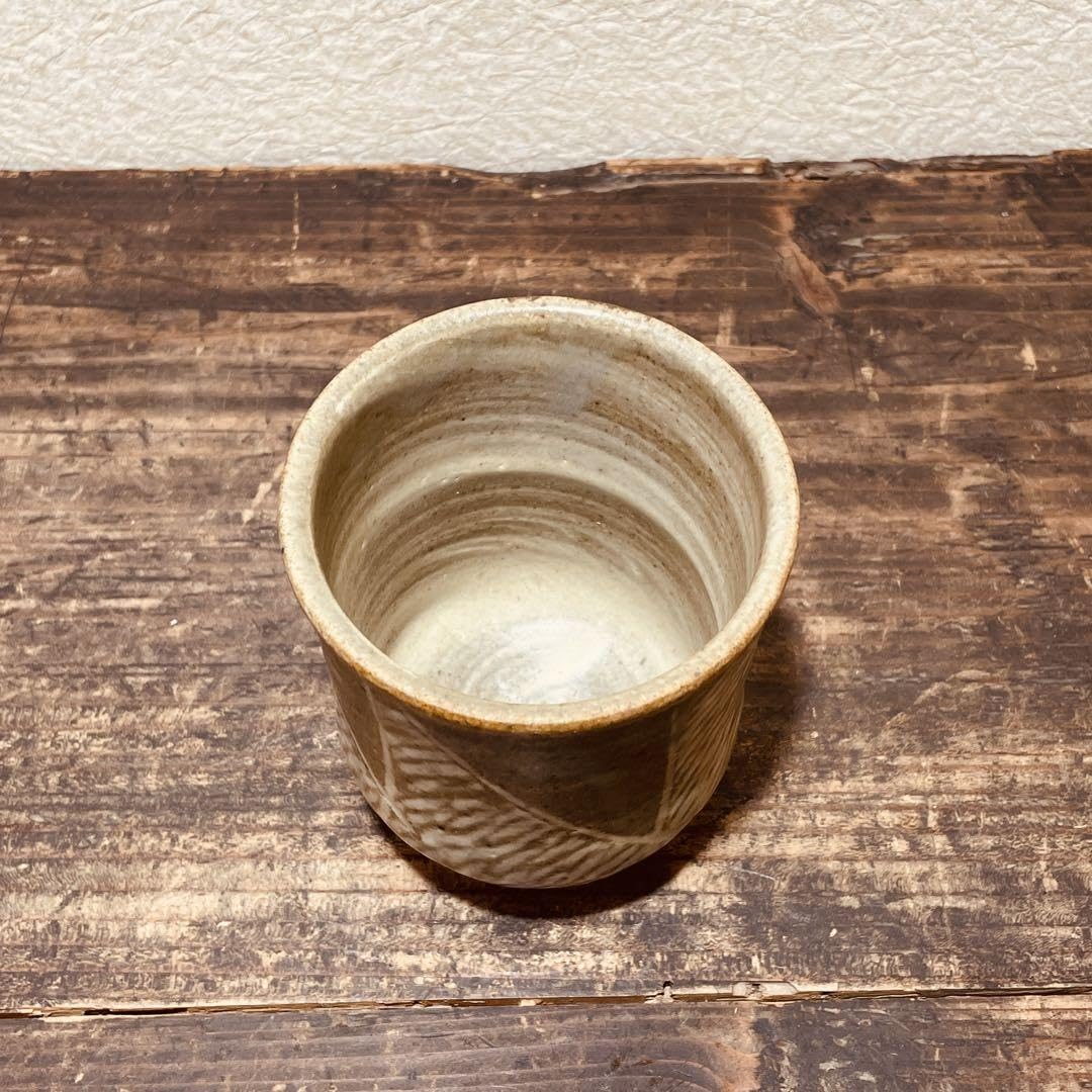 Amazon.co.jp: 島岡達三 「象嵌湯呑」 共箱 人間国宝 茶道具 益子焼