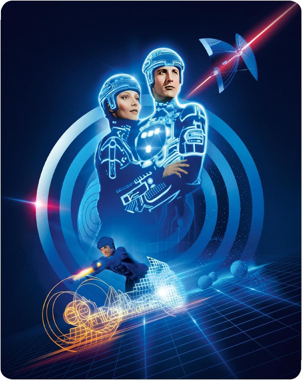 Tron (1982) Limited Edition Steelbook 4K Ultra HD + Blu-ray Region Free Jeff Bridges, Bruce Boxleitner