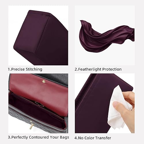 Miniatura 5 de DGAZ Organizador de bolso personalizado o inserto de almohada para bolsas Chanel CF, organizador de bolsas suave y sedoso, bolso de lujo y moldeador