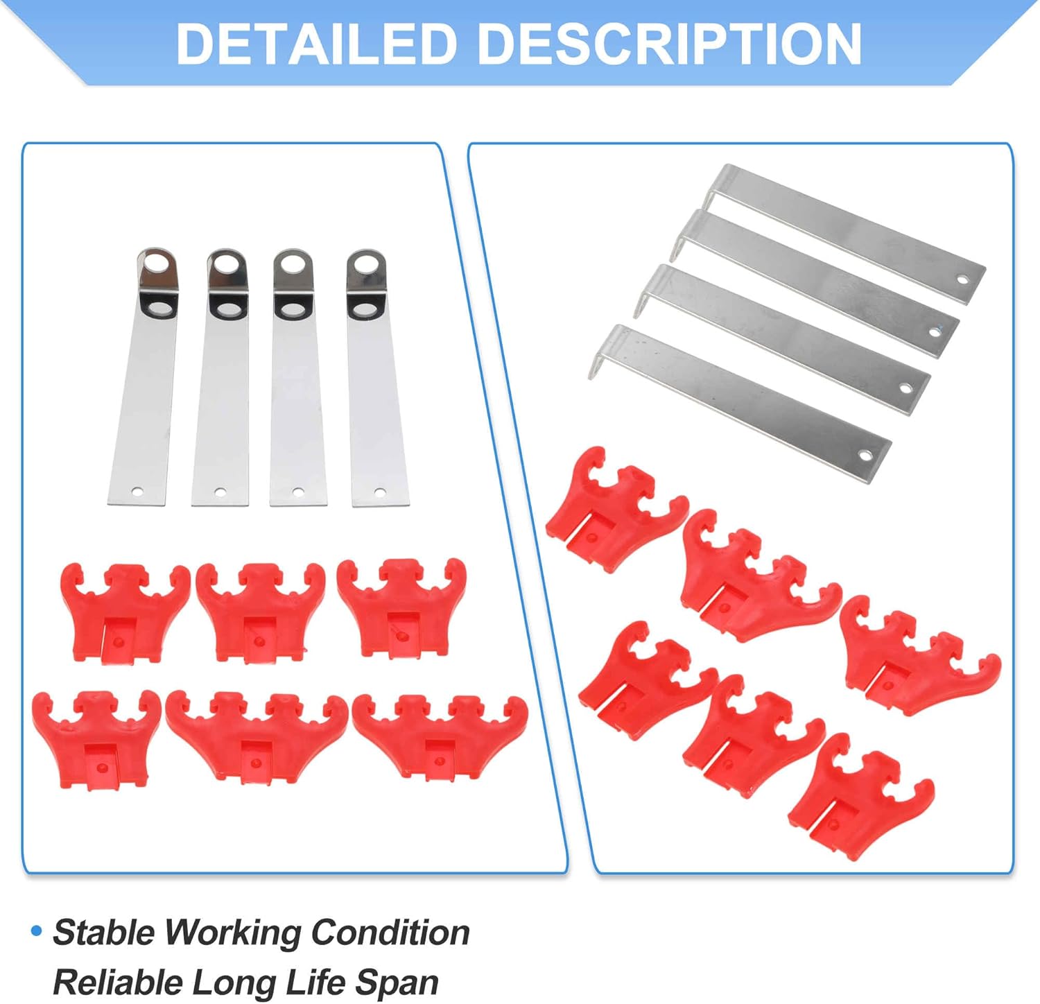 Compatible with Spark Plug Wire Looms Separators for Chevy for Ford 7/8/9mm Ignition Separator Holder for Chevrolet Black