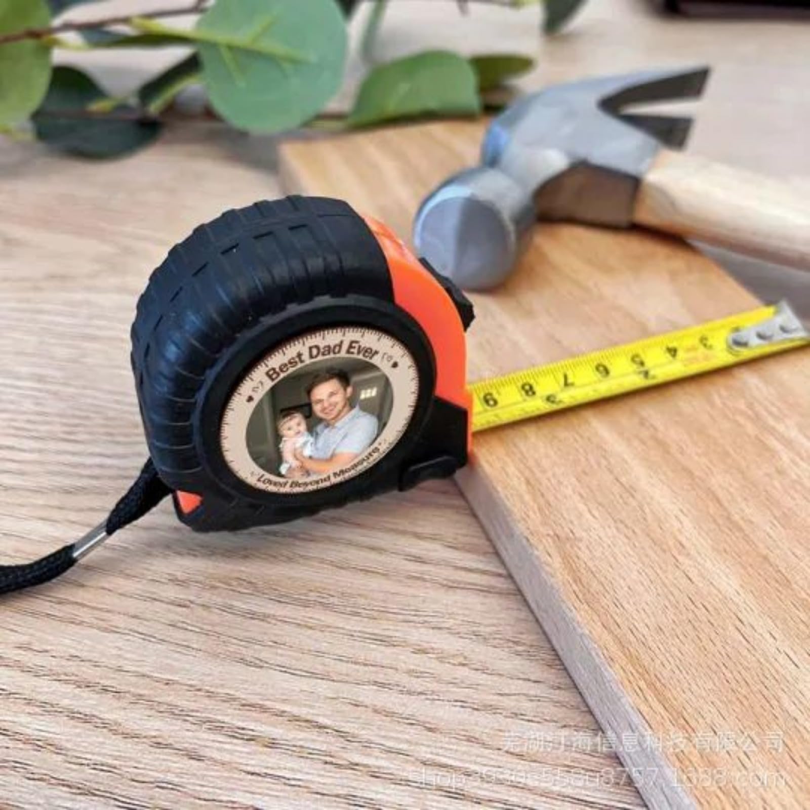 Metro A Nastro Personalizzato Per La Festa Del Papà – Inciso Con Nome, Foto O Testo, Retrattile, Regalo Unico Per Papà, Nonno O Marito