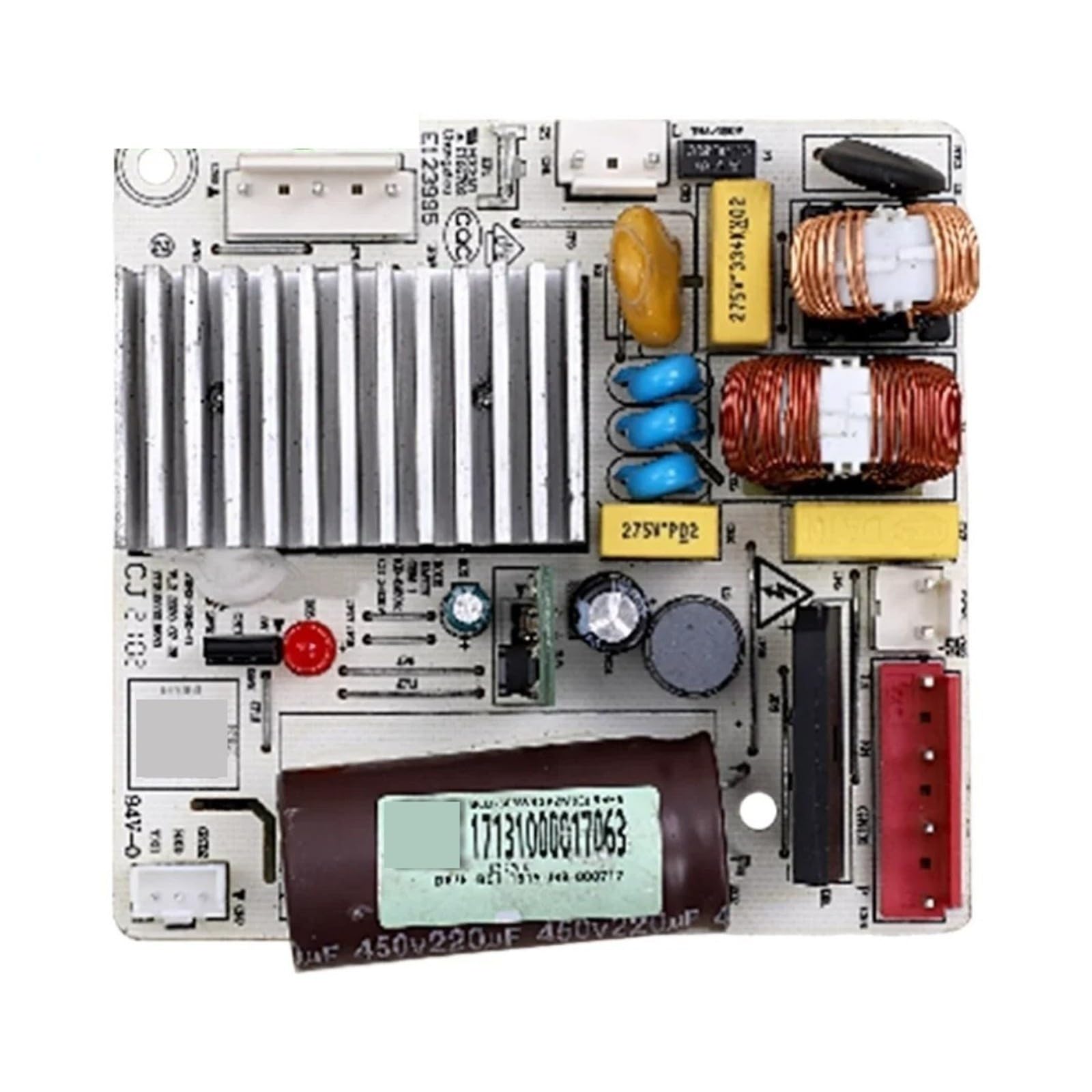 Carte Mère De Réfrigérateur, Compatible for Midea, Carte Mère D'onduleur De Réfrigérateur 17131000017063, Carte De Pilote, Pièces De Rechange for Réfrigérateur remplacer