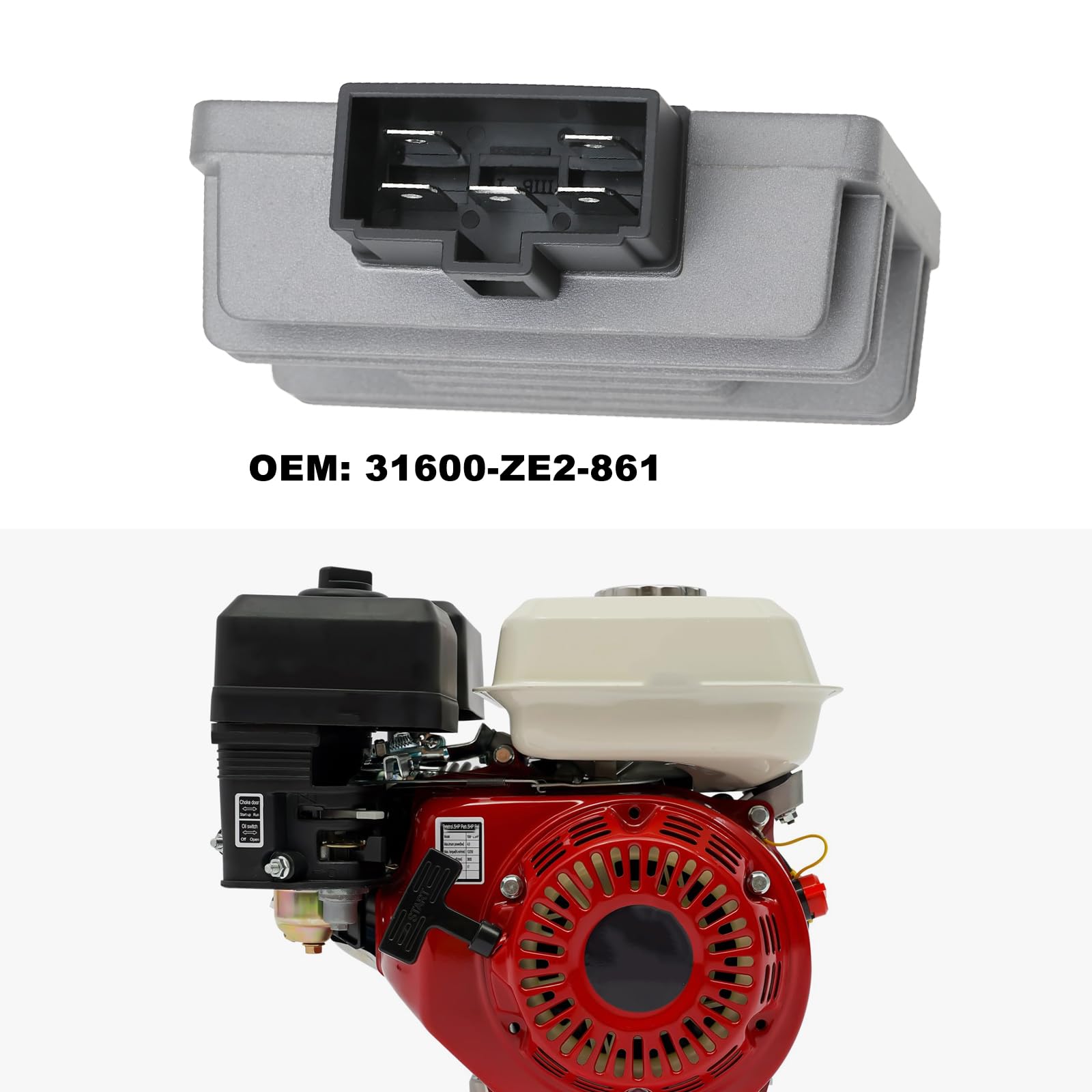 Raddrizzatore Regolatore 5 Pin Compatibile con Honda GX160 GX200 GX240 GX270 GX340 GX390 GX620 GX670
