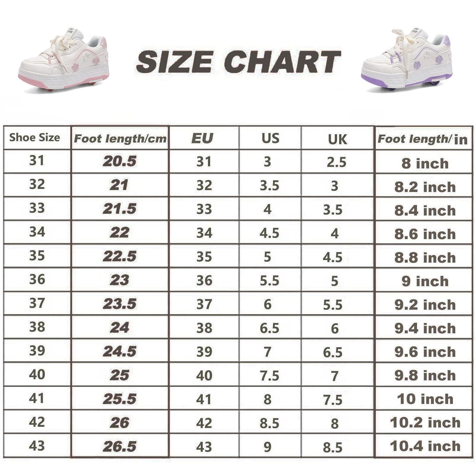 Pattini A Rulli in Stile Floreale, Scarpe per Pattini A Rulli per Ragazza Ragazzo, Quattro Ruote Trainer Pattini A Rulli Adulti Adolescenti Unisex con Ruote Posteriori Ritirabili,Pink-EU34