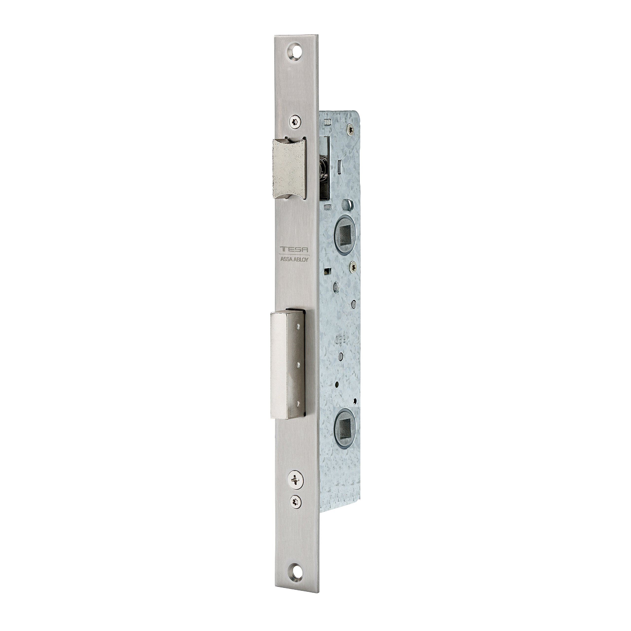 Serrure monopoint Tesa Assa Abloy pour réparer une porte métallique argent