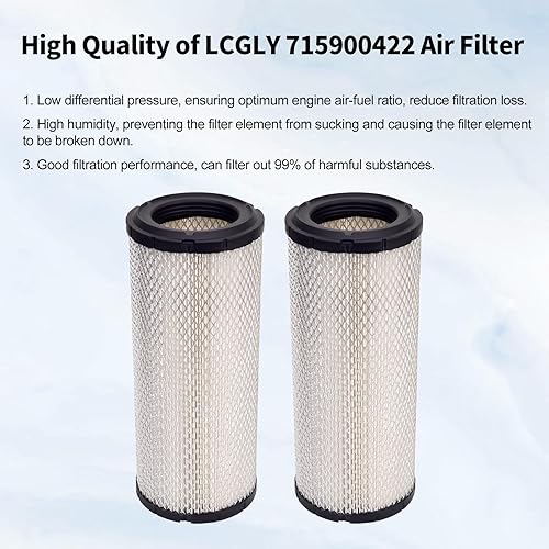 Miniatura 6 de 2 filtros de aire 715900422 707800855 CM-9017 compatibles con Can-Am Maverick X3 900 1000R HO Turbo RR RSDSXXMRMAXXDS DPSXRSXRCDPS Sport 1000R