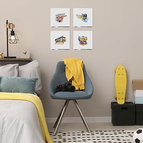 Miniatura 7 de Trends International Gallery Pops Nickelodeon PAW Patrol The Mighty Movie - Arte de pared de Little Rescue Machines, versión sin marco, 12 x 12