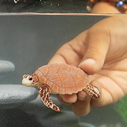 Miniatura 2 de Schleich Wild Life Nuevo 2024 Juguete de animales salvajes Hawskbill, tortuga marina, figura de animal oceánico