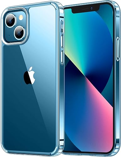 Miniatura 12 de Funda magnética para iPhone 13, compatible con MagSafe, no amarillea, transparente, protección contra caídas de grado militar, antideslizante,