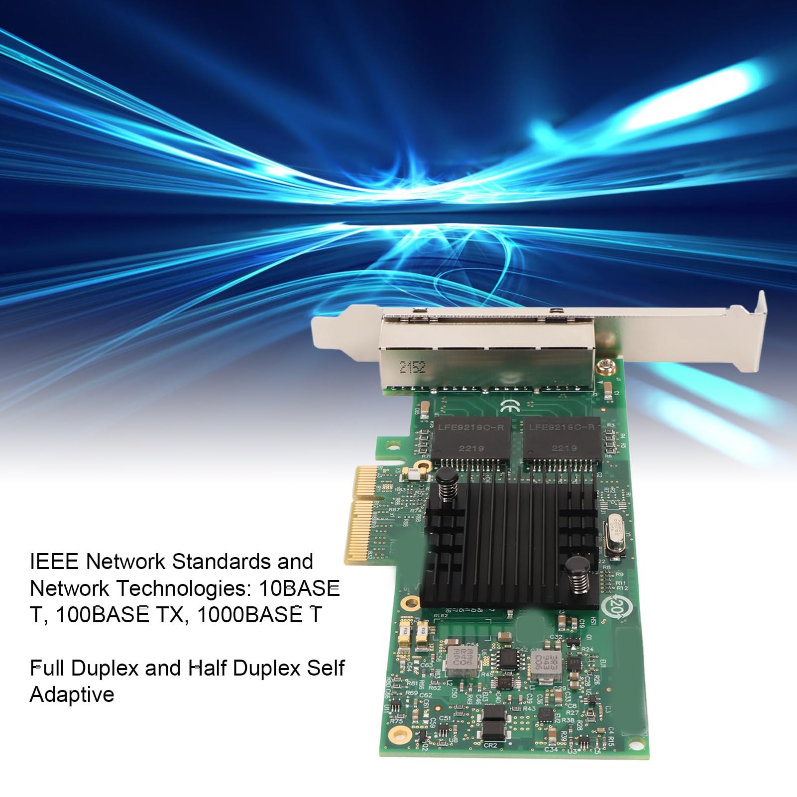Denash PCIe 10 100 1000MBIT/S NETWARE ADATD TRASMISSIONE PER IL -DESKTOP, Adattatore Server PCIe 'adattatore di Rete Server PER 7/, 1 X PER i Professionisti IT