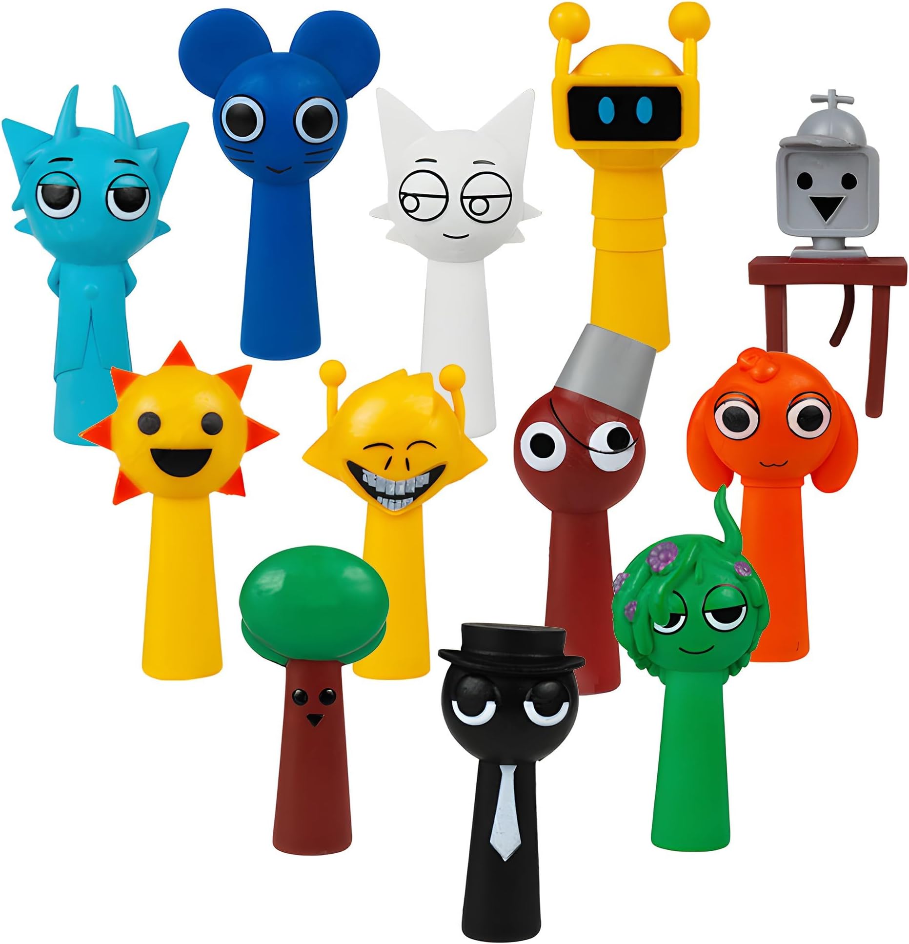 Action Figures & Game Toy Collectibles Fun Adult Decor Set with Intricate Character Details (12Pcs)