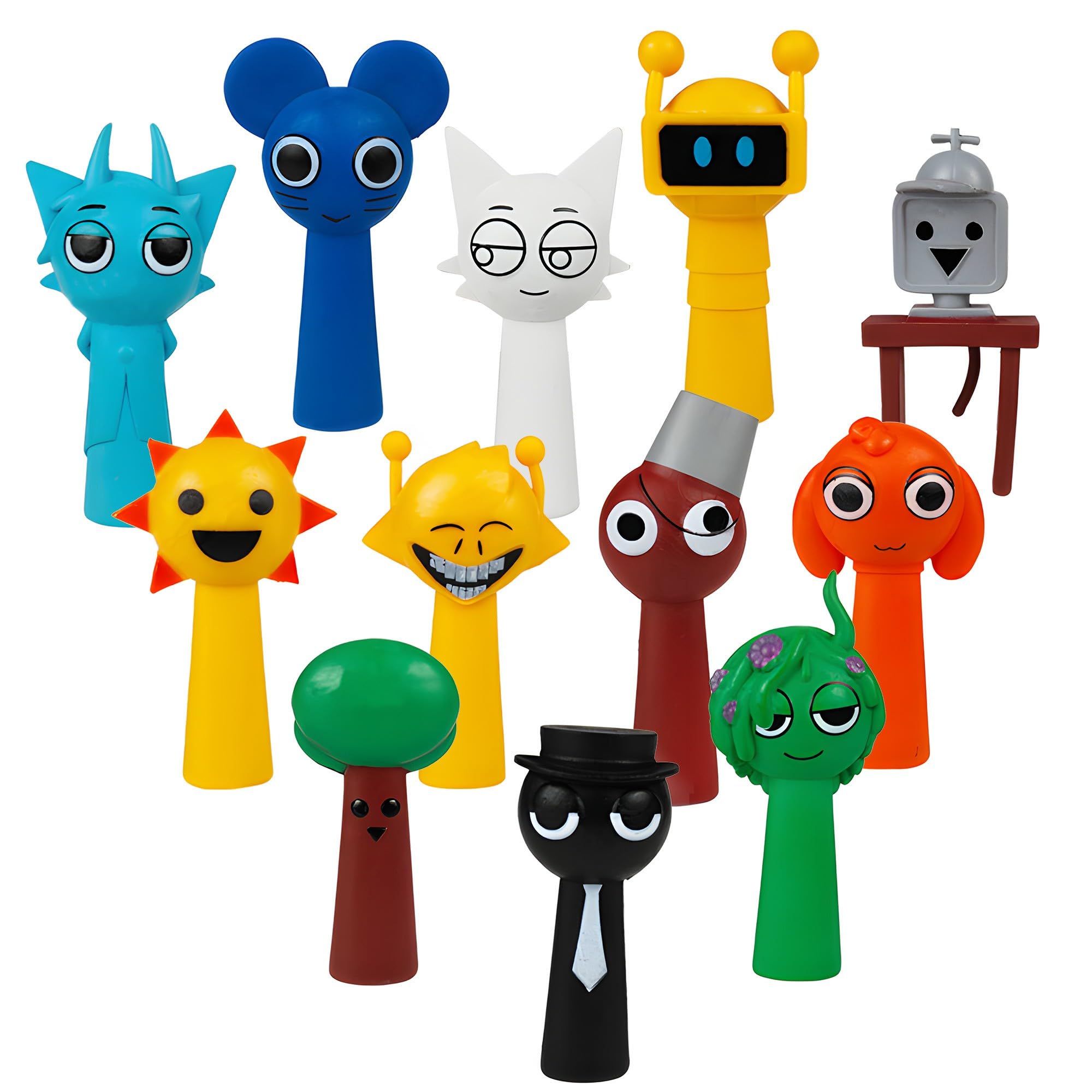 Action Figures & Game Toy Collectibles Fun Adult Decor Set with Intricate Character Details (12Pcs)