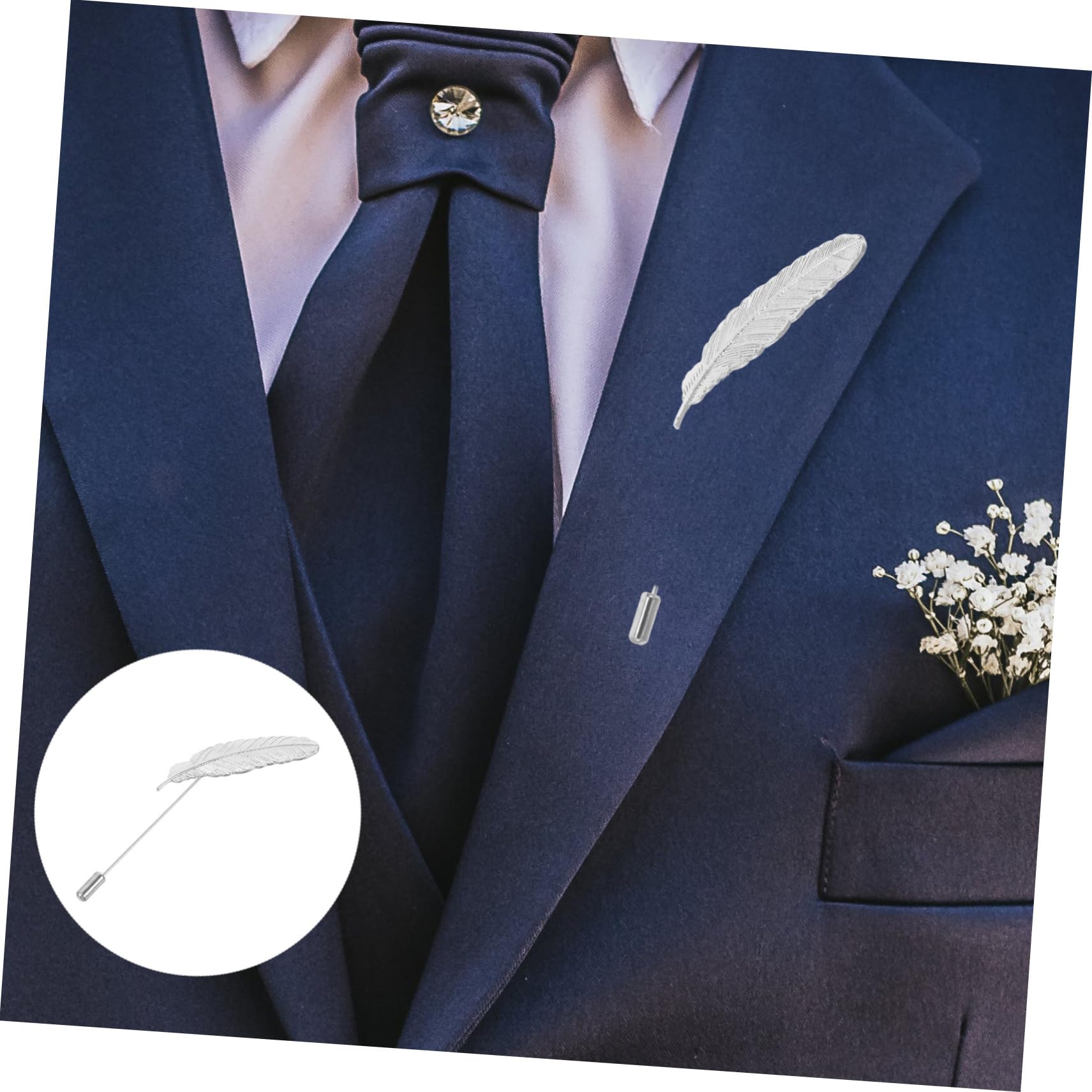 Broches, alfileres, Hojas, Ropa, Varillas para Cuello de Solapa para Mujer, Pinzas de Agarre, Accesorios para Abrigos, Bolso Plegable, cárdigan