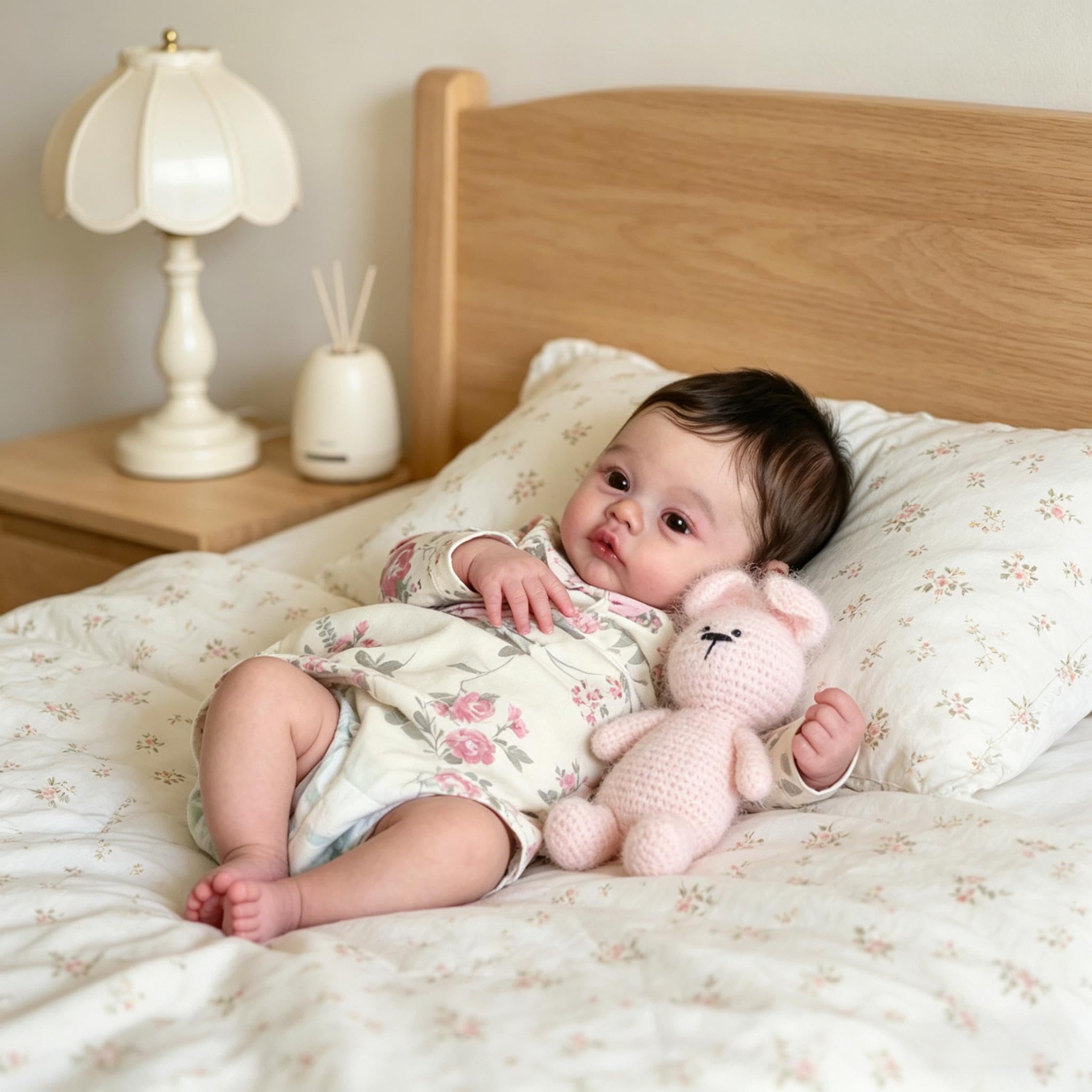 Reborn Baby Dolls silikonowe na całe ciało, 45 cm, realistyczna lalka dla dziewczynki, obudzenie realistyczne, noworodek, lalka, miękkie, winylowe, wyglądające prawdziwie, z akcesoriami do