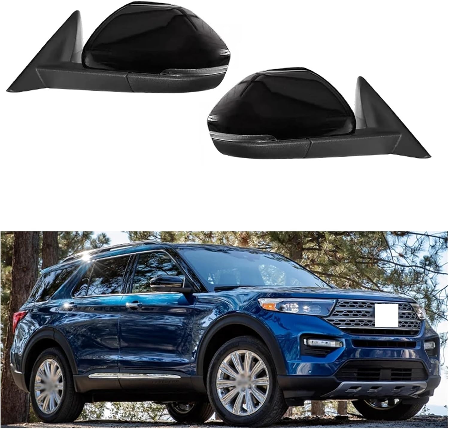 バックミラーアセンブリ、 車のバックミラー Assy フォードエクスプローラー 2020 2021 2022 2023 オートウイン