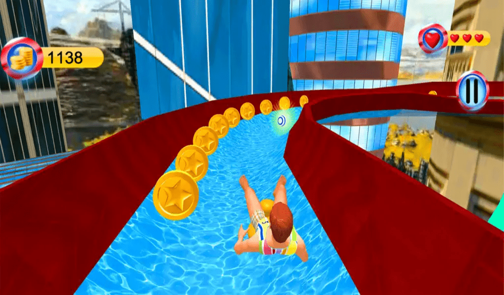 Water Slide Real Aqua Water Park Racing Games - Aqua Fun Racing ...