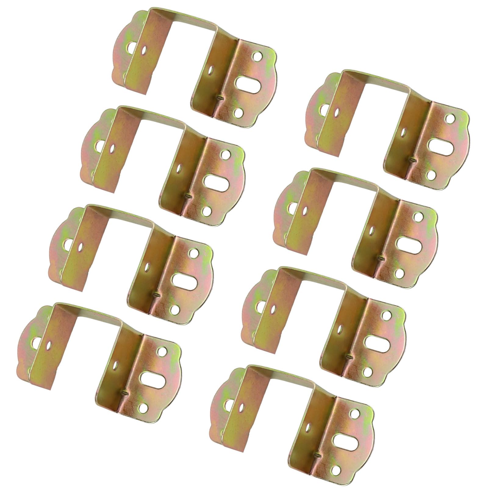 Tsophreniq Color Zinc 35Mm Metal Bed Frame Holders Bed Frame Anchors Furniture Fixing Hardware Simple Installation For Mattress Movement Furniture Fixing Hardware