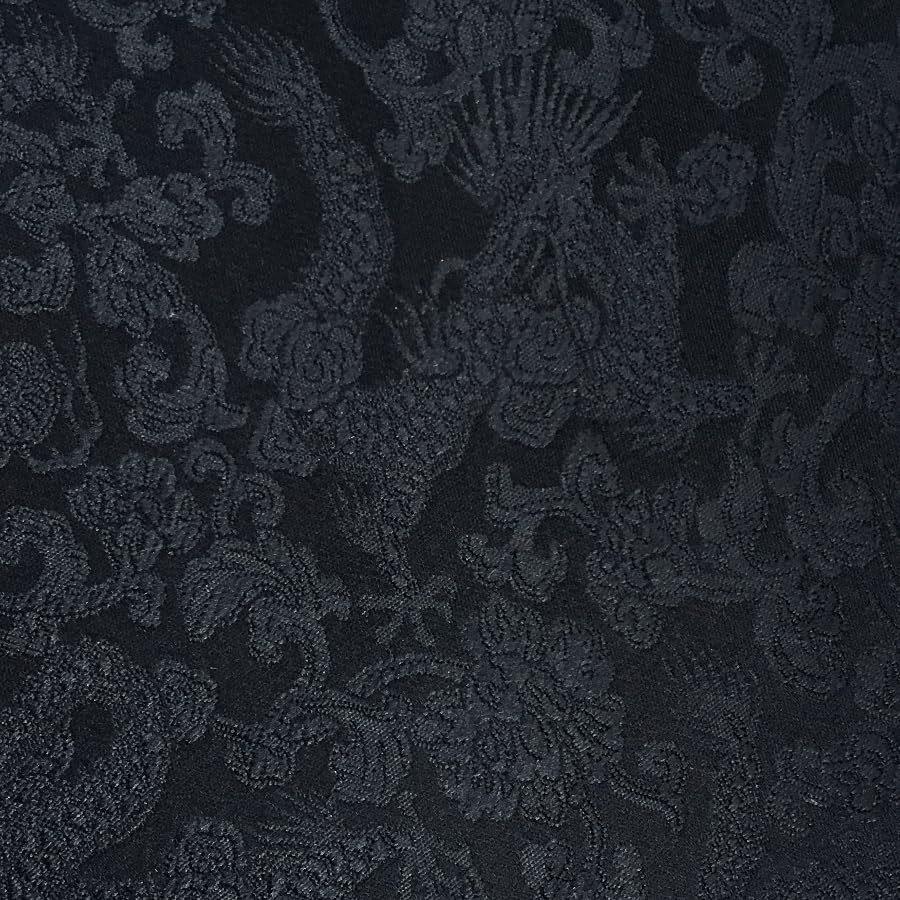 Amazon | 千糸繍院 御朱印帳WL【漆黒龍】西陣織 金襴装丁/刺繍文字