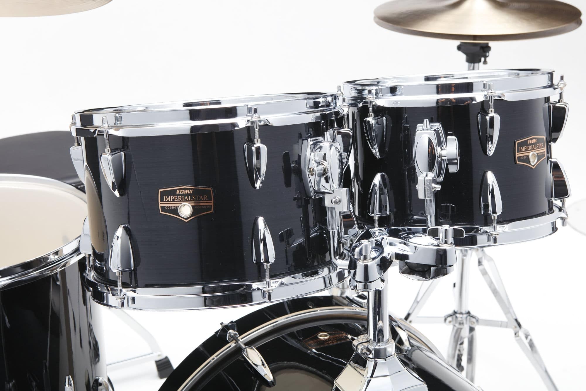 Tama IP50H6W-HBK Imperialstar 5-Piece Drum Kit (Hairline Black)