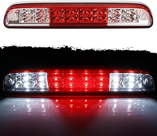 AQEEI Tercera luz de freno LED para remolque, luces traseras de freno impermeable, repuesto para Ford 1993-2016 para Mazda 1994-2008 (carcasa