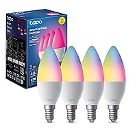 Tapo L430C Lampadina Alexa E14 Multicolore e Dimmerabile a Doppio Strato