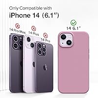 Vista 2 de GONEZ Funda magnética para iPhone 14, compatible con Magsafe, con protector de pantalla + protector de cámara, forro de microfibra antiarañazos