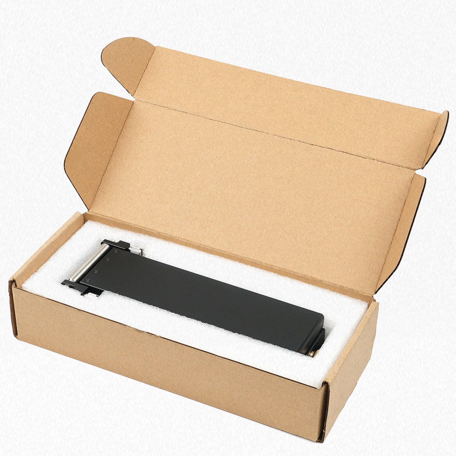 Soporte para lijadora de mano, herramienta de papel de lija antideslizante, aleación de aluminio para carpintería, manualidades de cuero y pulido de bricolaje