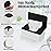 NOVWANG Wipes Dispenser, Baby Wipe Holder, Keeps Wipes Fresh, Refillable Wipe Container Baby Wipes Case for Bathroom Wipes Pouch Case, Black-White
