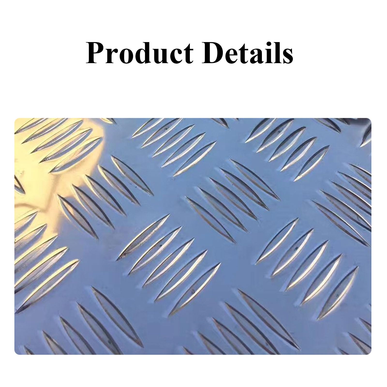 5 Pack Non-slip 1060 aluminum plates
