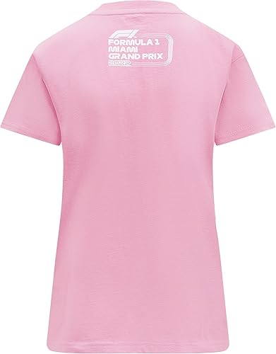 Miniatura 2 de Formula 1 Tech Collection F1 Miami GP Camiseta pastel para mujer, Rosado