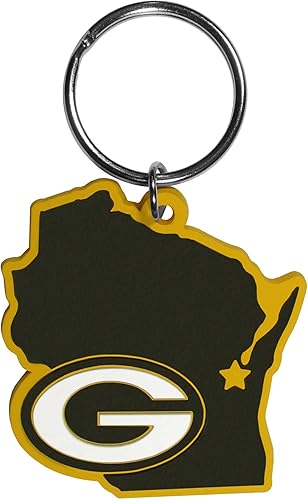 Miniatura 16 de Siskiyou Sports NFL unisex-adult Home State Flex Key Chain Azul