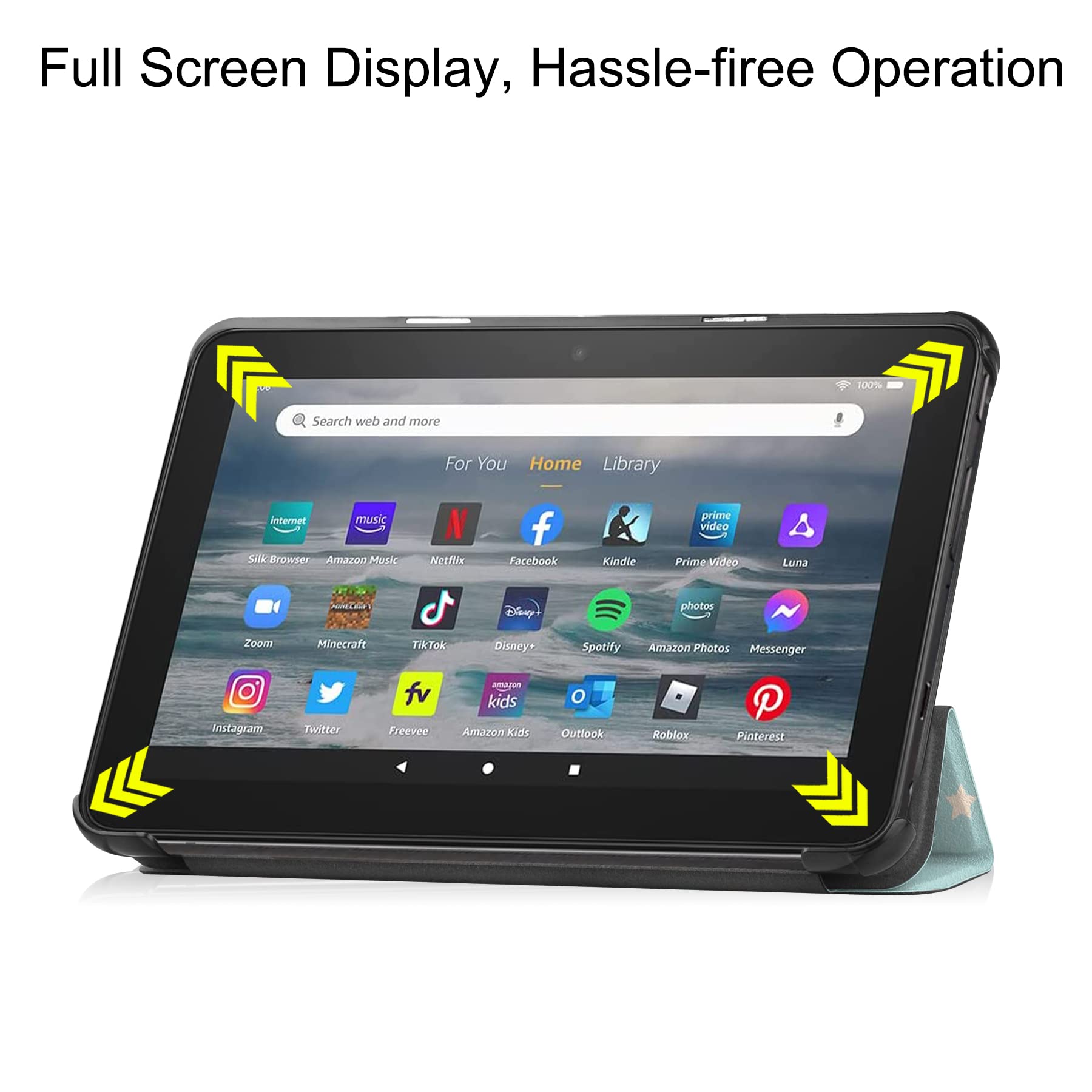 amazon タブレット　fire7 手帳カバー付　Echo Dot Amazon.com: Amazon Fire 7 Tablet Case for Kids(12th Generation