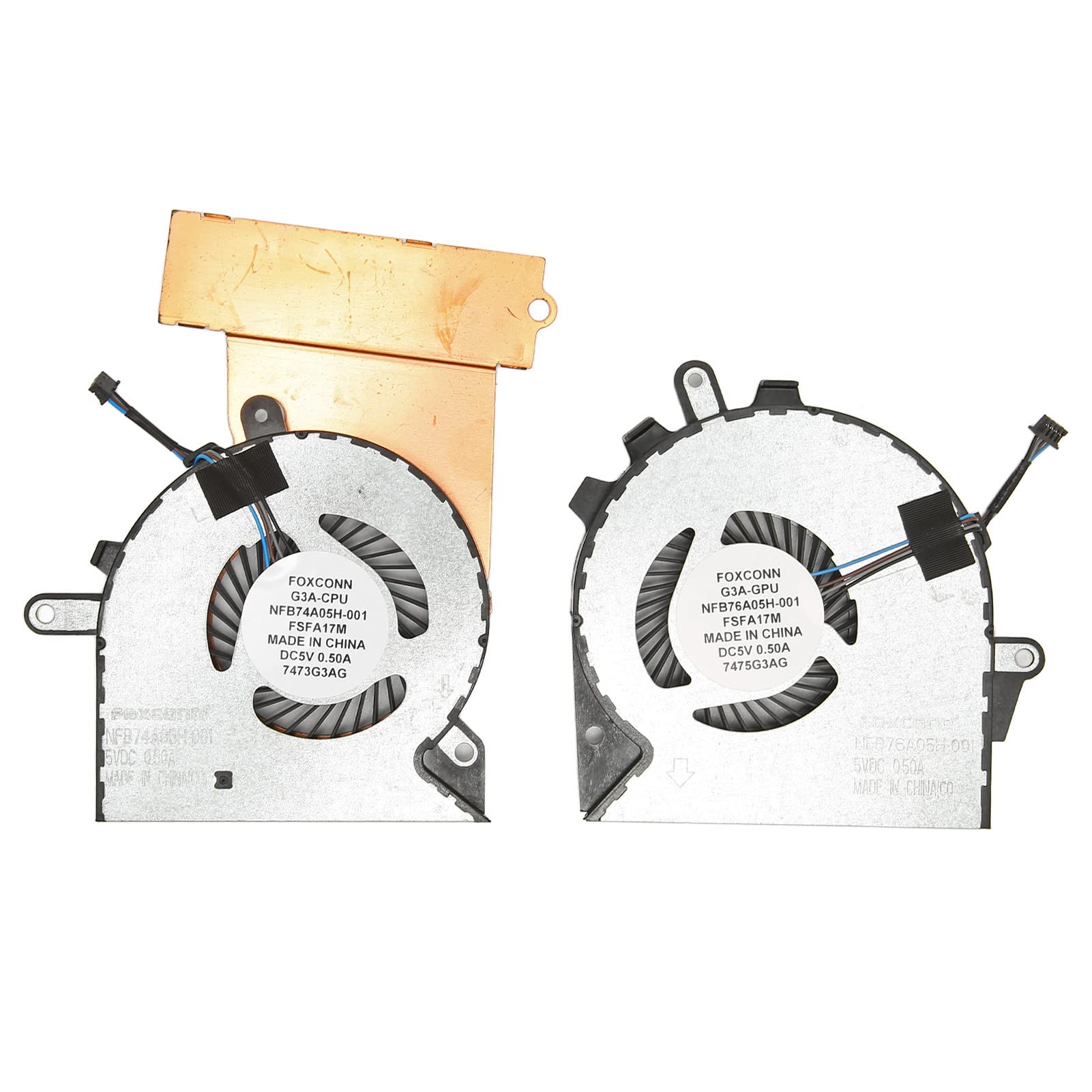 Annadue Ventilateur de Refroidissement CPU GPU, Remplacement pour Omen 15-CE, 17-an, 17-AN012DX, Ordinateur Portable