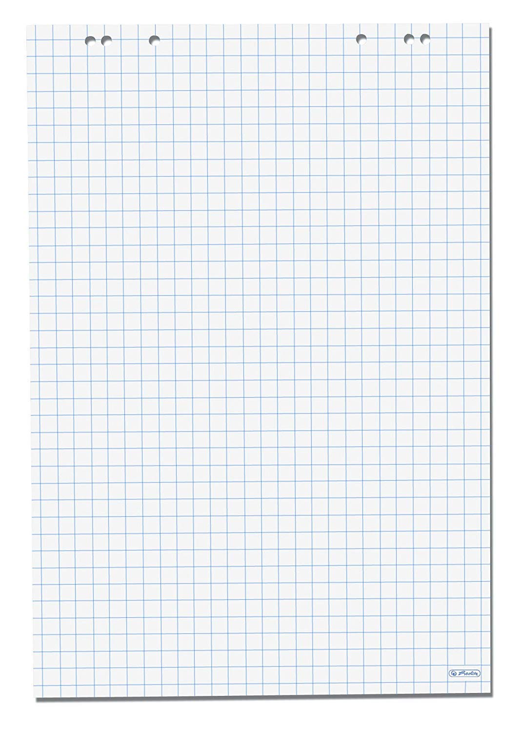 Herlitz Flipchartblock, 68x99cm 10 Böcke (5 Blöcke kariert/blanko + 5 Blöcke blanko/blanko)