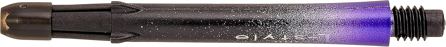 L-style Carbon Dart Shafts – Locked Two Tone – 330 – Black/Purple