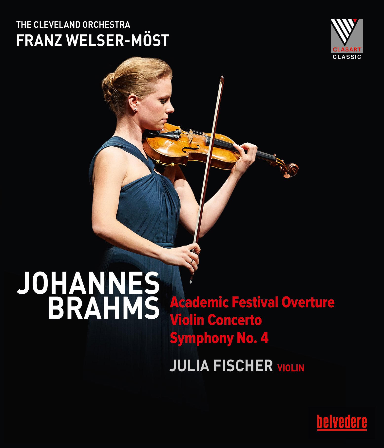 Johannes Brahms: Academic Festival Overture, Violin Concerto, Symphony No. 4 [Blu-ray] [Region Free]