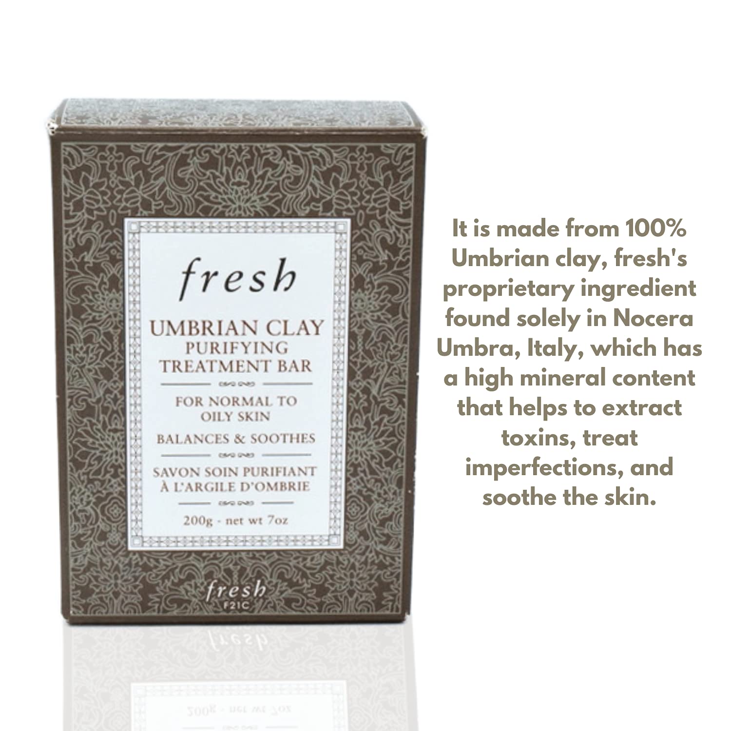 Fresh Umbrian Clay Treatment Bar 7.1 oz (198.8 g)