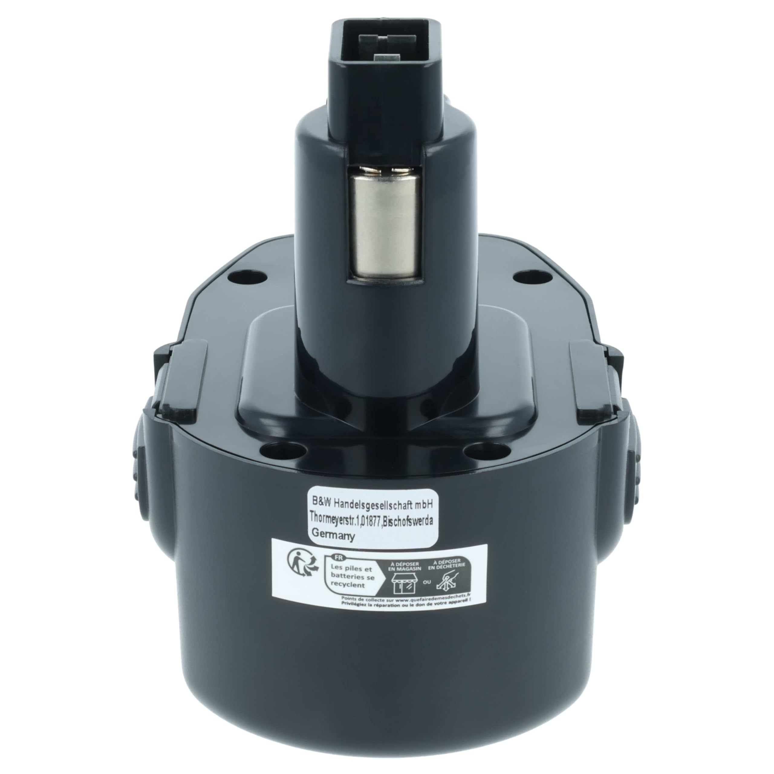 vhbw 2X Batterie Remplacement pour Dewalt DE9038