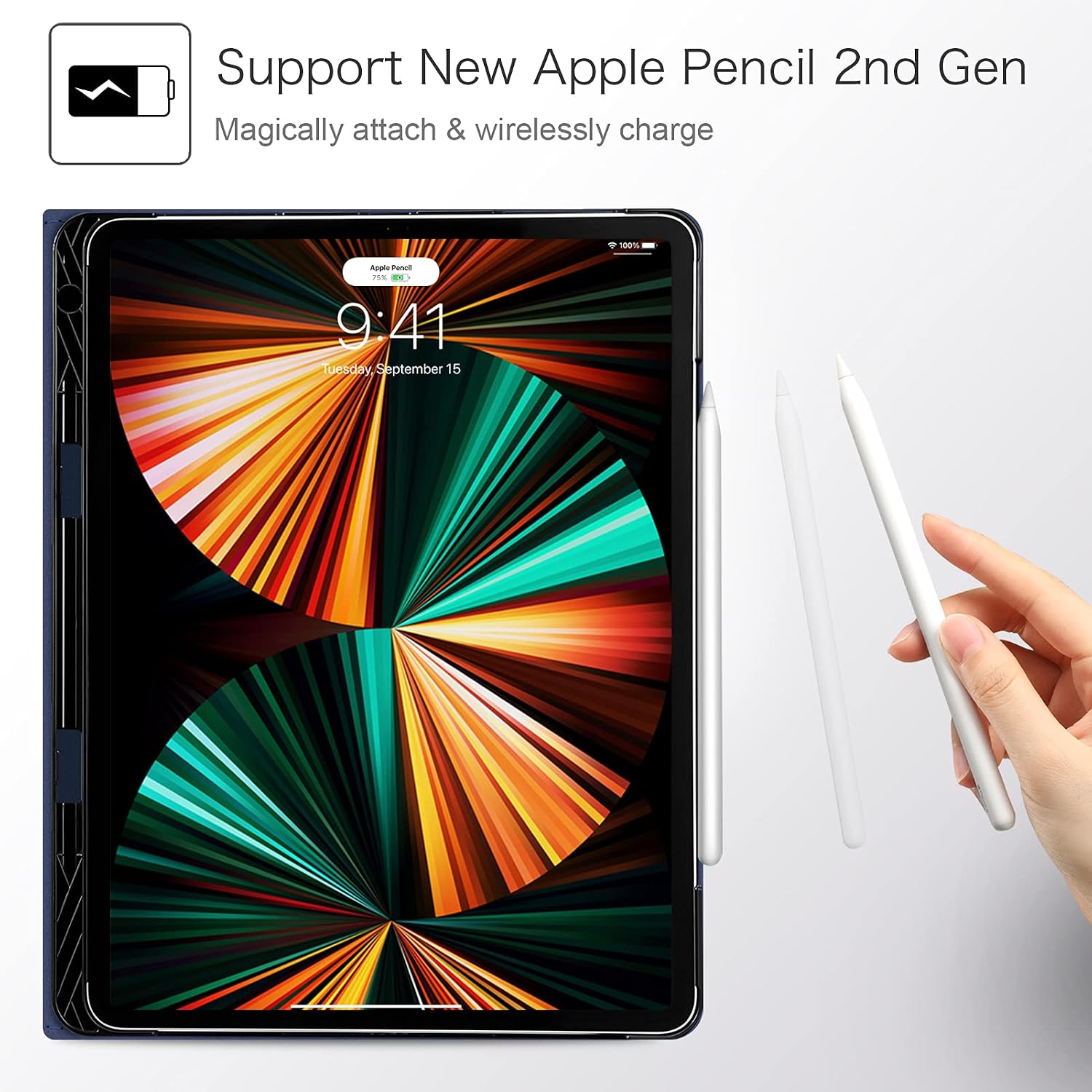 FINTIE Case Compatible with iPad Pro 12.9 inch (2022/2021/2020/2018, 6th/5th/4th/3rd Generation) - Image 4