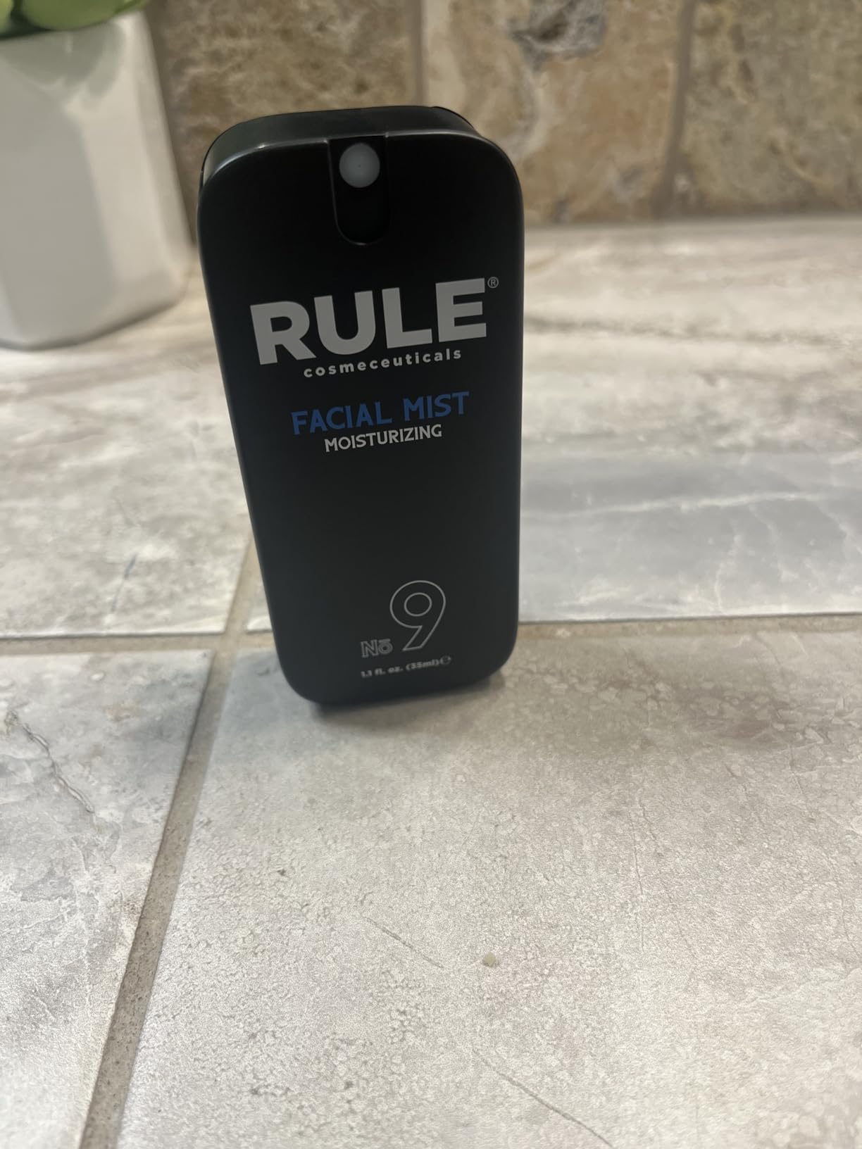 RULE COSMECEUTICALS No.9 Face Mist Hydrating Spray, Balancing, Hydration Facial Spray for Men with Hyaluronic Acid, Chamomile & Arnica, Moisturizing Facial Mist Skin Care for All Skin Types, 35 mL