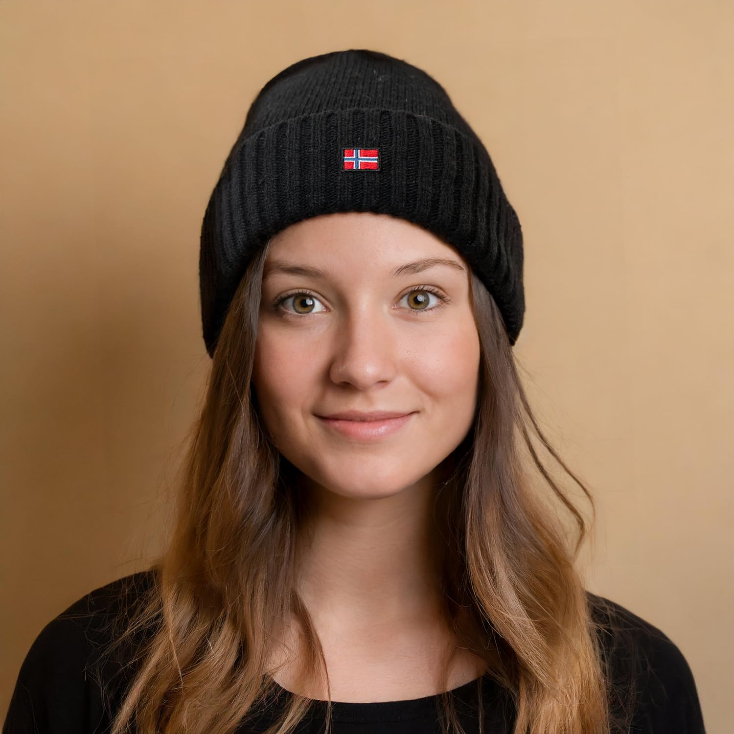 ACE Norway Cappello invernale - Berretto in lana di pecora lavorato a maglia per adulti - Berretto in lana per uomo e donna