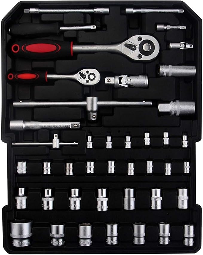 Juego de Herramientas 799 Piezas en Maletín con Ruedas Plateado miniatura 3