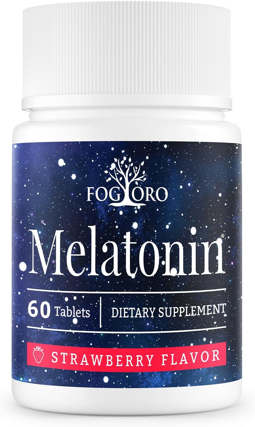 Fogoro Powerful Melatonin -Fall Asleep Faster, Stay Asleep Longer,Easy to Take