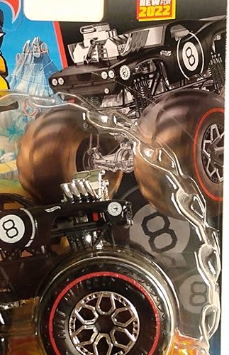 Miniatura 2 de Monster Trucks 2022 Treasure Hunt Rodger Dodger Bola mágica negra escala 164