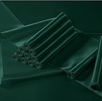 Vista 119 de Manyshofu 12Pcs Satin Orange Table Runner - 12 x 72 Inch Long Size, Party Table Runner Decor Bright & Smooth Wedding Decorations Table Runners for